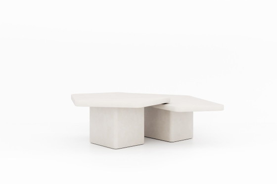 Contemporary Plaster Coffee Table Set Mortex – Atelier BB, Salontafels, Other (photo 9 of 18)