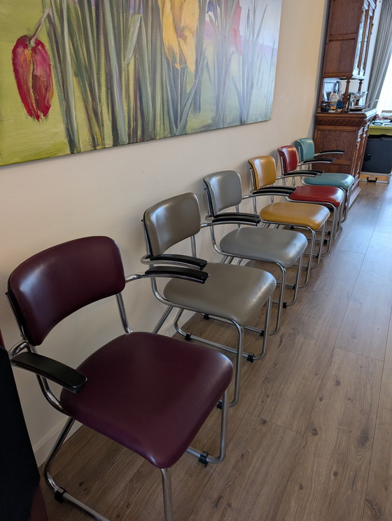 Image 1 of 6 Gispen chairs