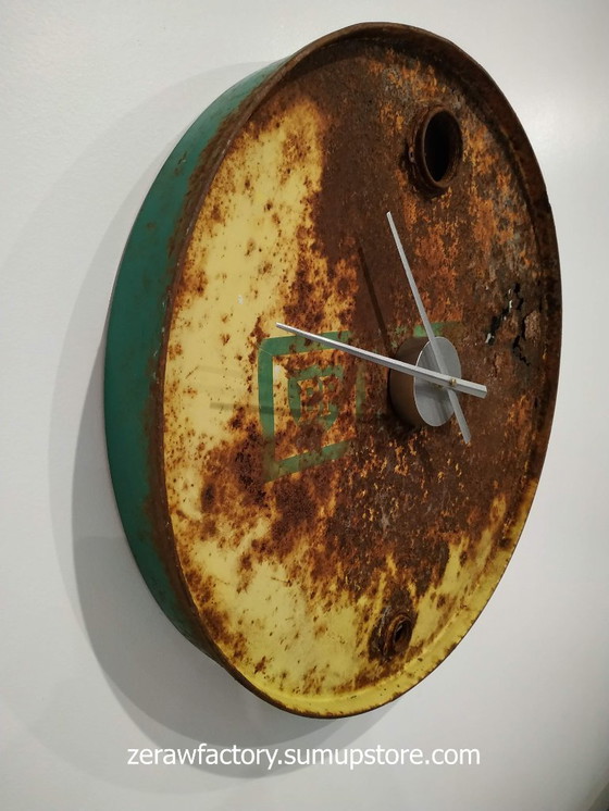Image 1 of Industrial Wall Clock (Upcycled)