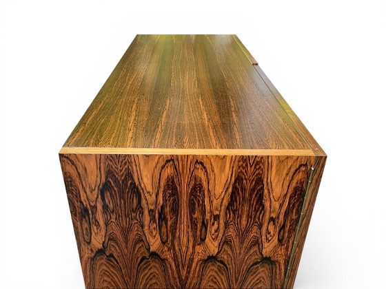 Image 1 of Secrétaire de style années 50, style Magic Box Home Office, en palissandre.