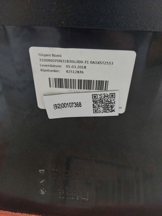 Image 1 of Gispen Nomi office chair with cover on wheels – modern Dutch design