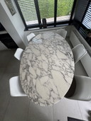 Tavolo e sedie Knoll con certificato
