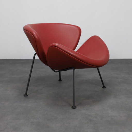 Leather Orange Slice Armchair Pierre Paulin Artifort