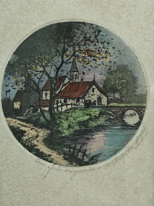 Incisione della cappella