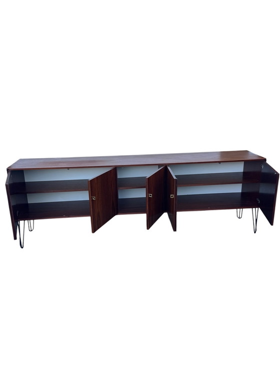 Vintage Fristho Rosewood Siideboard – Sideboard, Metal, 1990 (photo 7 of 12)