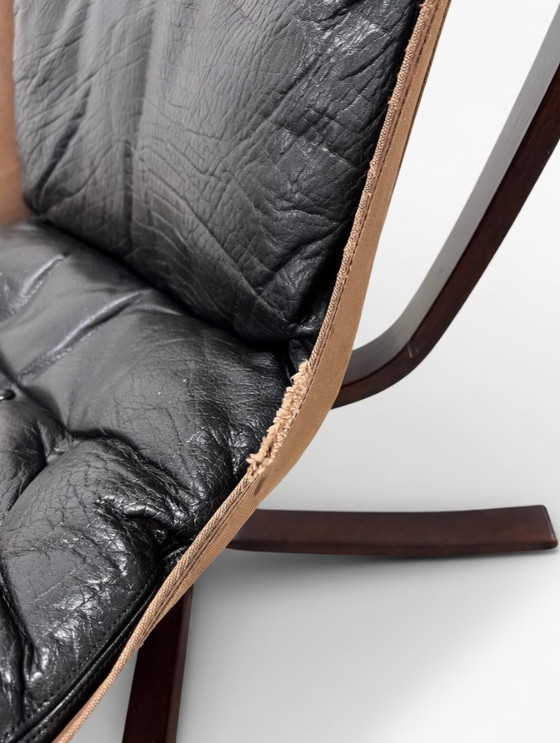 Image 1 of Chaise Falcon de Sigurd Ressel pour Vatne Møbler, Norvège, années 1970.