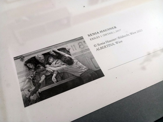 Image 1 of Xenia Hausner "Esilio 1" Manifesto della mostra Albertina 2021 80x60cm