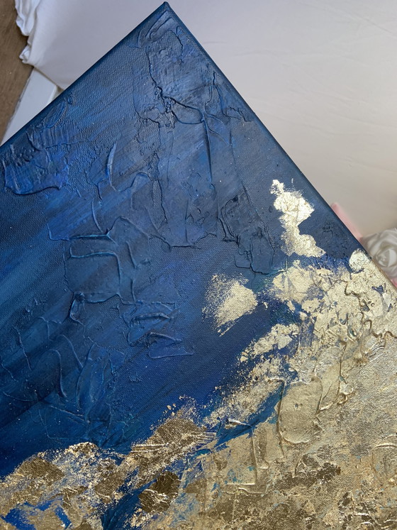 Image 1 of Acryl Gemälde ,,Golden Tides“