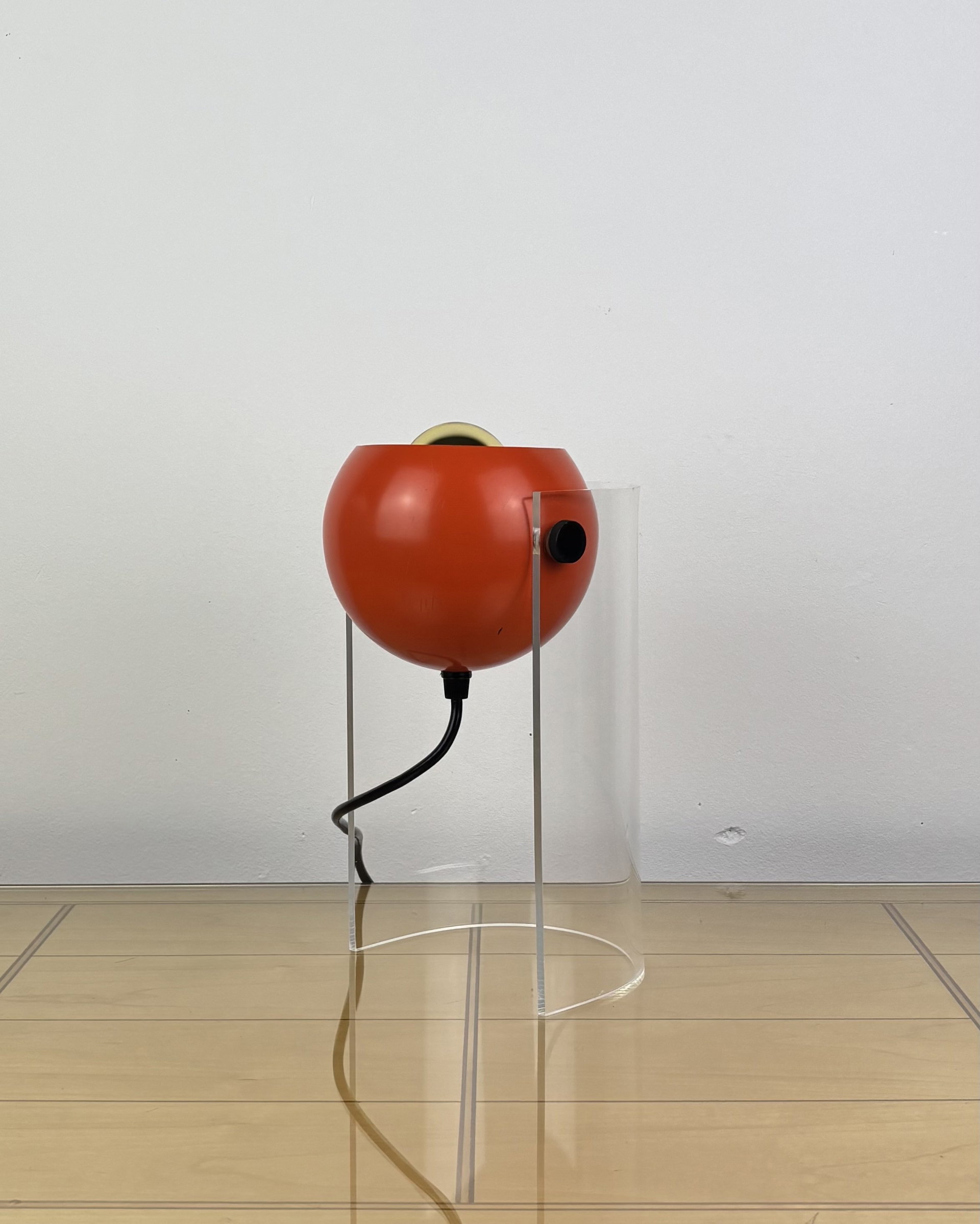 Vintage Eyeball Lamp 1970s Space Age Sputnik design 70s Orange