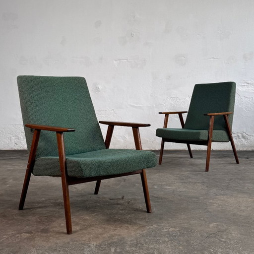 Pair of Tatra Nabytok Armchairs, 1960s