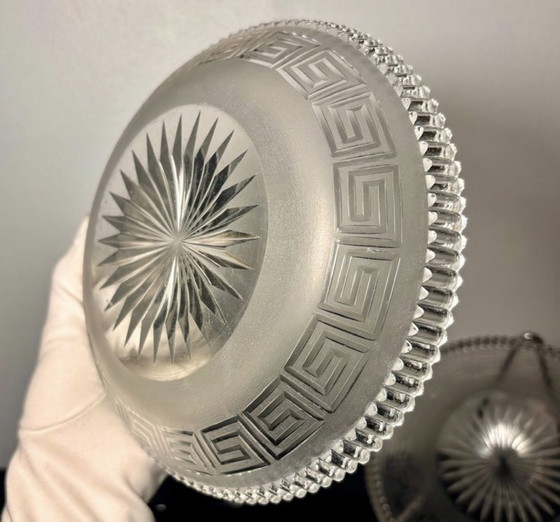 Image 1 of 4 Teller Baccarat 2/2 in antikem griechischem Schlüssel