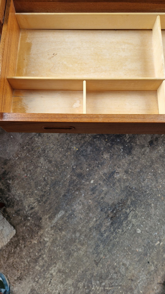 Image 1 of Commode design danois avec coiffeuse et miroir, années 1970