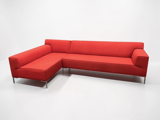 Image 1 of Diseño del sofá esquinero Bloq de serie – Rojo Ploegwol