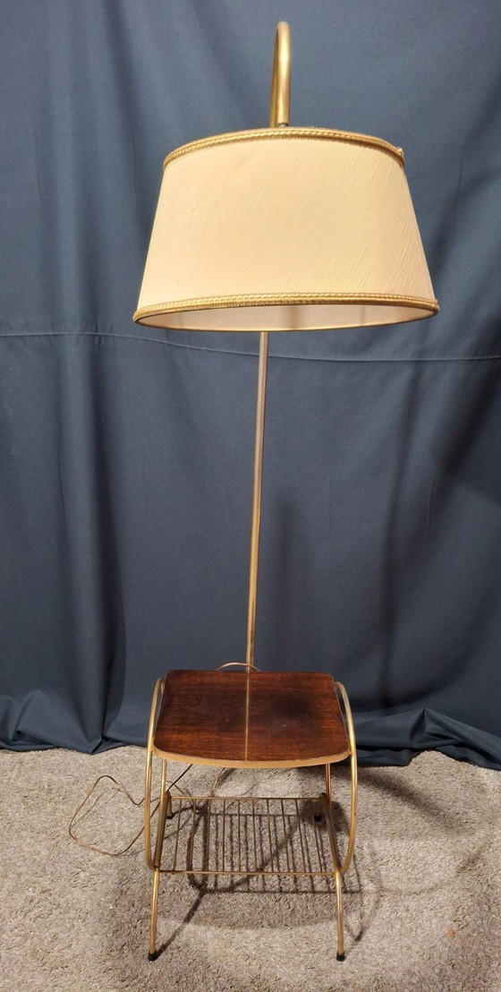 Image 1 of 1950s reading floor lamp
