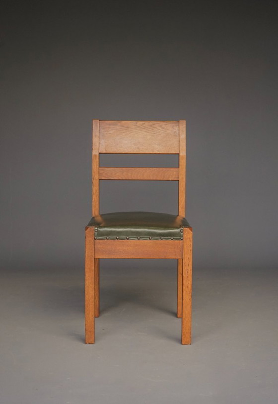 Image 1 of 2 rare Modernist Side Chairs by Piet Klaarhamer, 1917