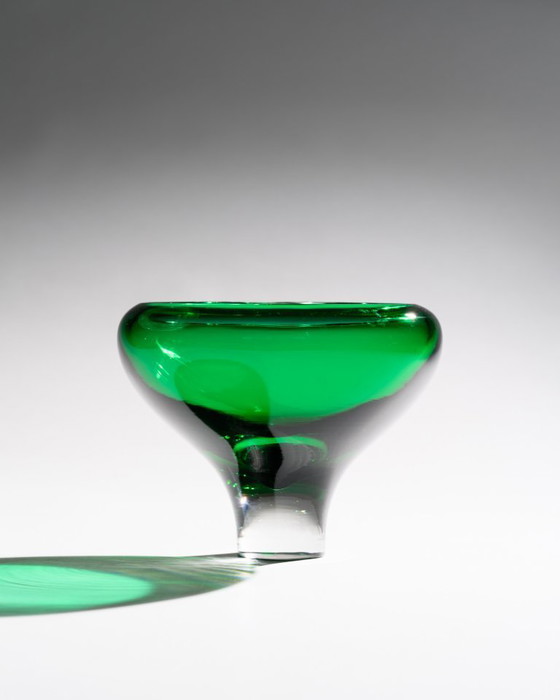 Image 1 of Organic Glass Bowl Attributed to Royal Leerdam Gerard Thomassen “Serica" 1990s