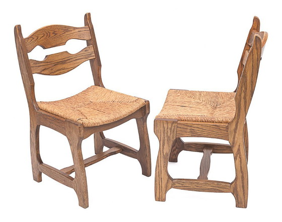 Image 1 of Set of 6 Guillerme and Chambron chairs