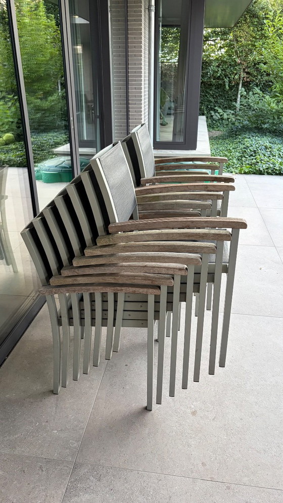 14x Tribù Versus Gartenstühle – Aluminium, Metal (photo 4 of 6)