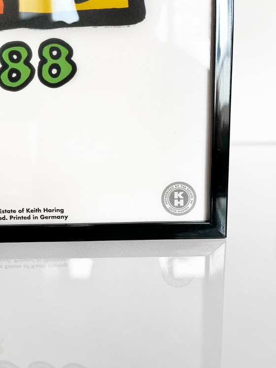 Image 1 of Keith Haring Framed Düsseldorf Print published under license