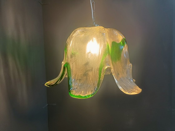 Image 1 of Vintage Murano glazen hanglamp, voor Mazzega, 1960