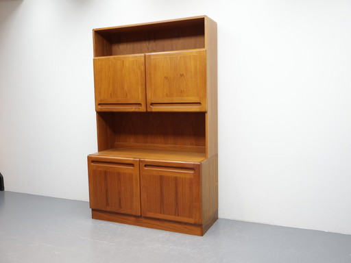 Vintage wall unit | 2-piece | Teak | 1980s