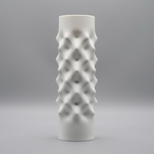 Zeldzame Vibraties Bisque Porseleinen Vaas Dieter Mankau voor Rosenthal Studio-Linie