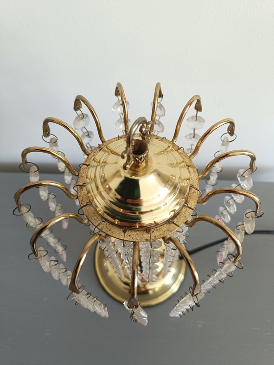 Image 1 of Table Lamp with Pampilles