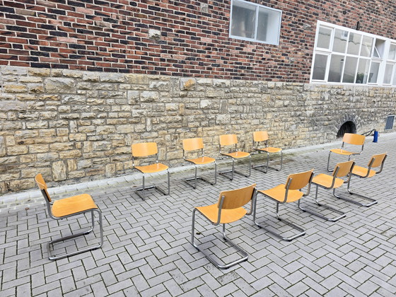 Image 1 of Thonet S 43 stoelen, Bauhaus-stijl, Mid-Century Modern, jaren 60, 70, 50, 30, Vintage