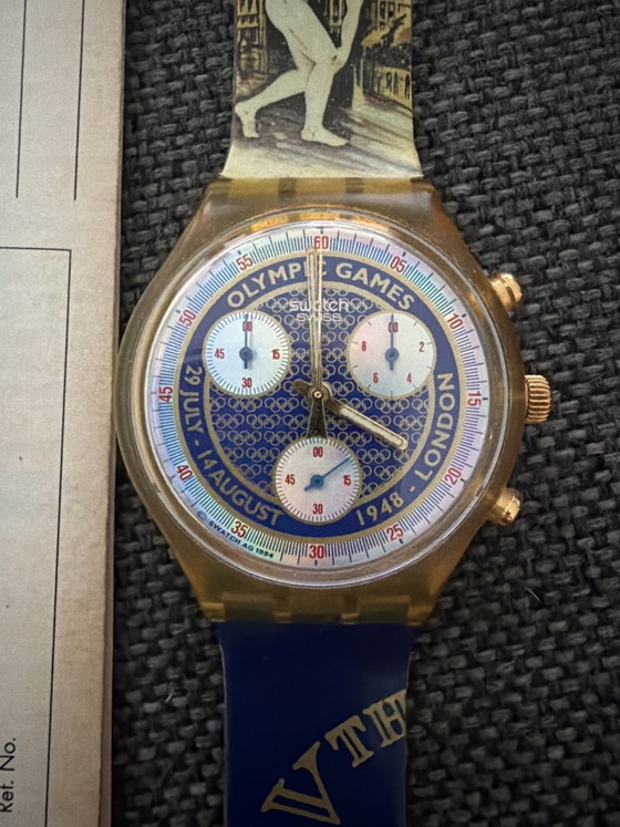 Image 1 of Swatch Olympic Games 1948 London watch – new in original packaging