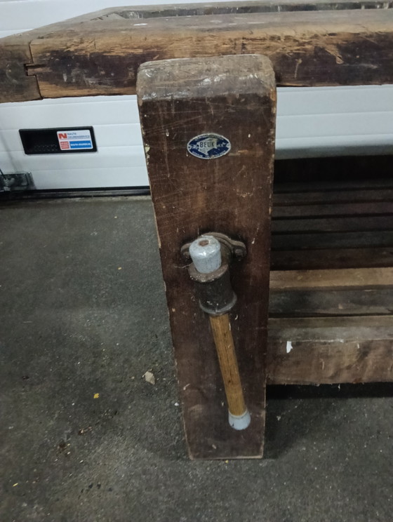 Image 1 of DeBeuk workbench vintage industrial