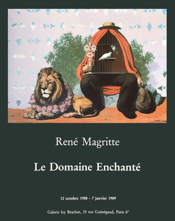Image 1 of René Magritte Expo 89 - Das verzauberte Reich Plakat 1989