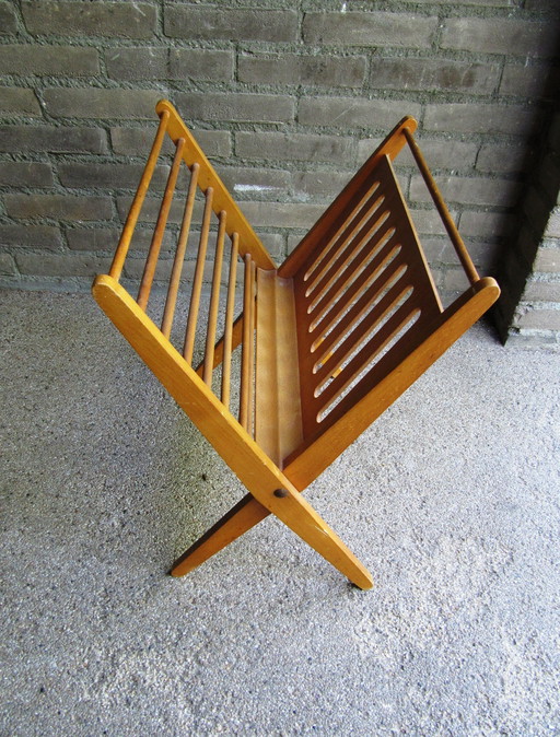 Magazine rack by Niko Kralj for Rex