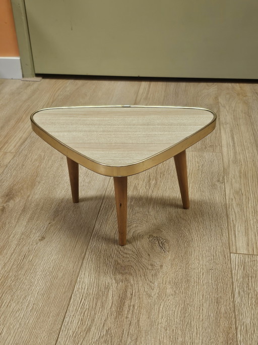 Mesa auxiliar vintage para plantas, mesa pequeña – bijzettafels, Wood
