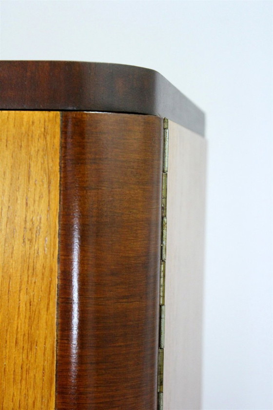 Image 1 of Armadio vintage in tubolare d'acciaio cromato Bauhaus attribuito a Hynek Gottwald, anni '30