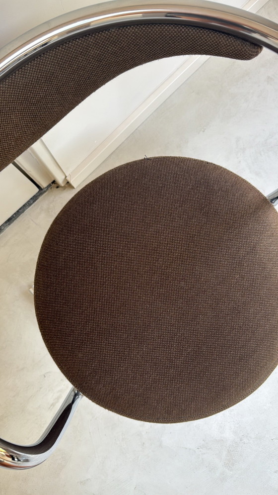 Vintage chrome S30 Thonet chair – Dining chairs, Textile (photo 4 of 9)