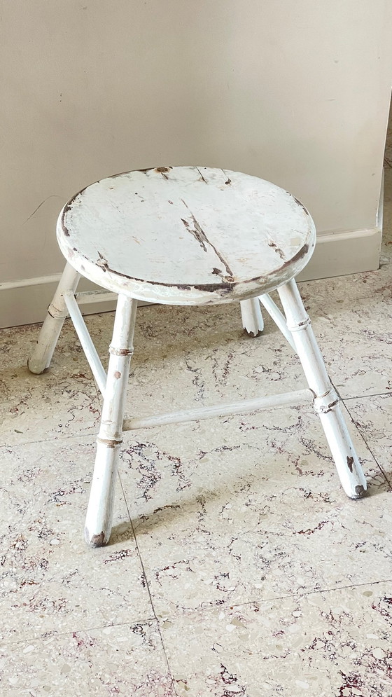 Image 1 of Antiek Bamboe Krukje