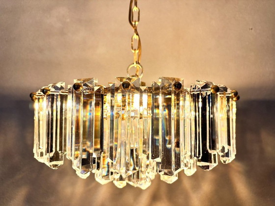 Image 1 of Lustre vintage en cristal Kalmar