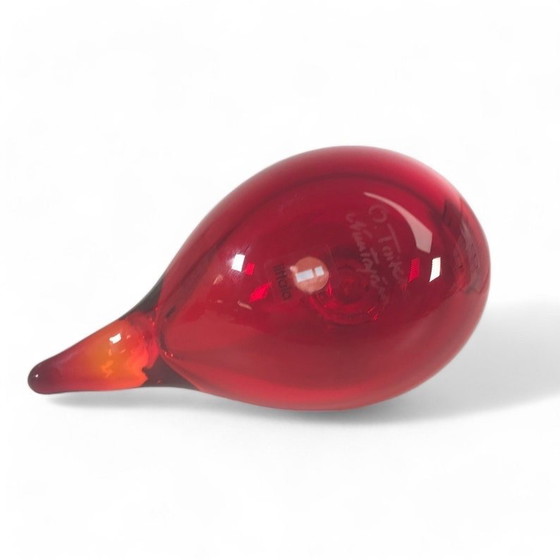 Image 1 of Oiva Toikka Iittala rood