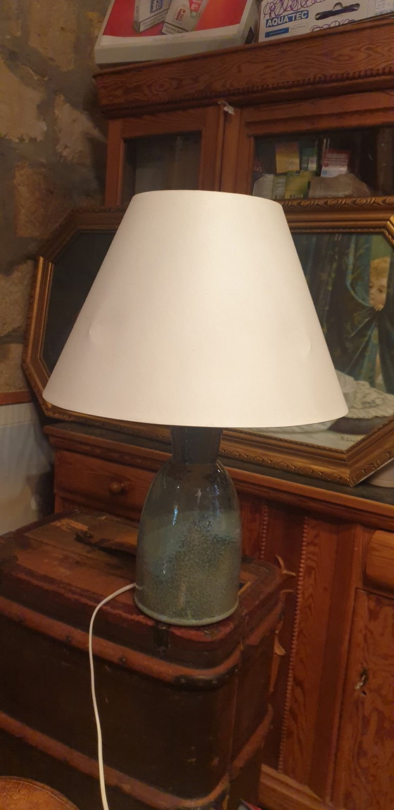 Tischlampe von LARELCO 60iger Jahre, Tischlampen, Keramik, Kunststoff, Grün (Foto 6 von 8)