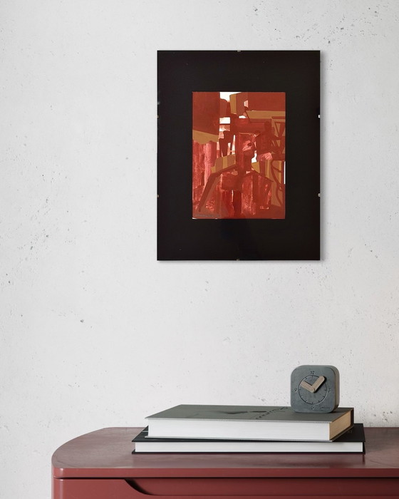 Image 1 of Jozef Hoemaeker (1911-1970) - Abstrakter Roter Mann, 1956