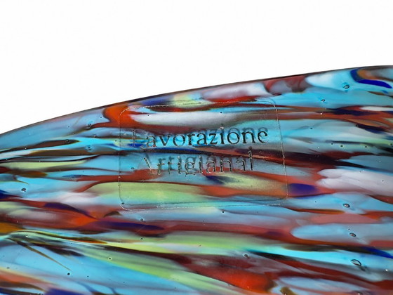 Murano Glass Vase Signed Ottaviani (photo 2 of 8)