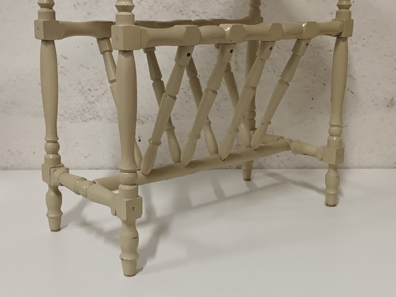 Vintage Wooden Side Table (photo 7 of 7)
