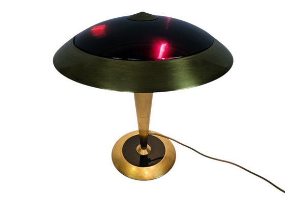 Image 1 of Egoluce - Oscar Torlasco - messing - tafellamp - 1980's