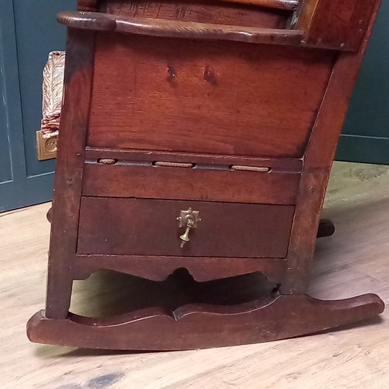Image 1 of Rocking chair, Lambing rocking chair, Oak shepherd's chair