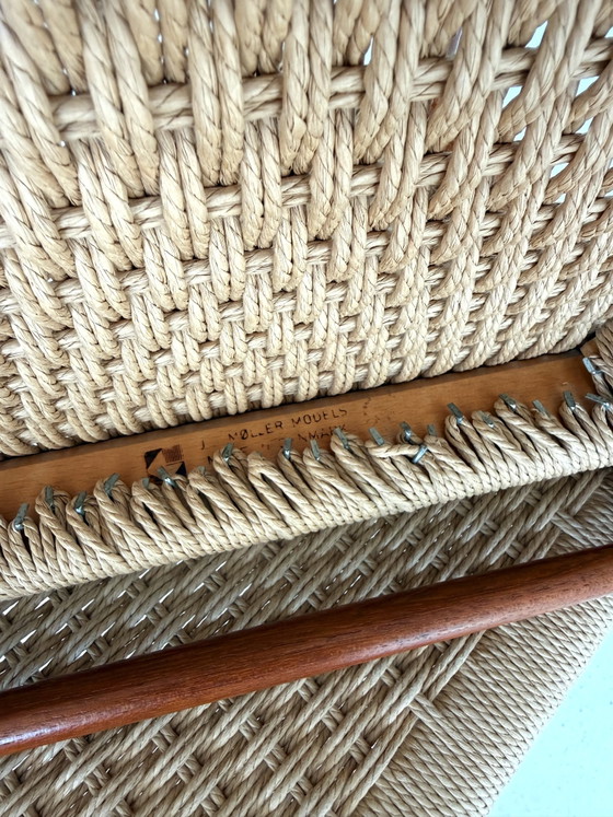 6x modèle vintage n° 75, Niels Otto Møller '60 – Chaises de salle à manger, Wood, Paper (photo 10 of 13)