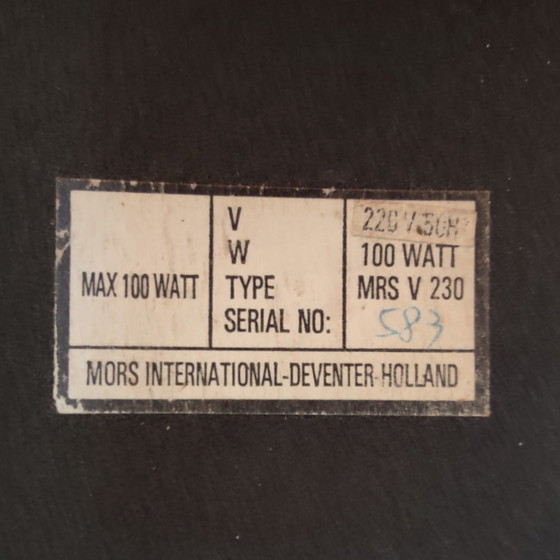 Lampada da tavolo vintage postmoderna a forma di UFO | Mors International Deventer | Stile Memphis, anni '80 (photo 14 of 14)