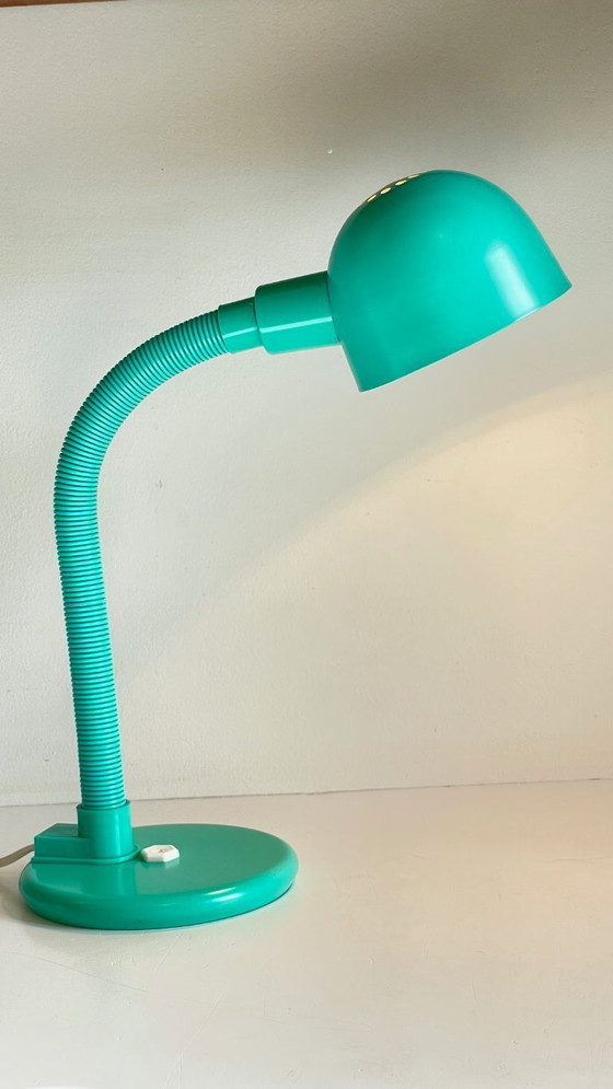 Image 1 of LAMPE 80er Jahre Stahl von ALUMINOR Frankreich