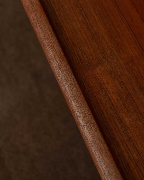 Image 1 of Danish teak coffee table by Grete Jalk with slatted frame, 1960s