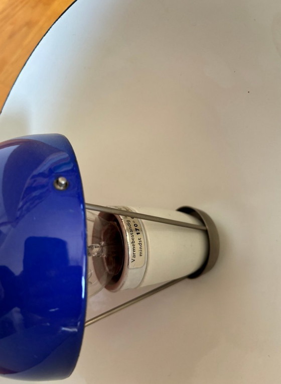 Image 1 of 3 x frühe Louis Poulsen Verner Panton VP1 Blumentopflampen, Dreiergruppe