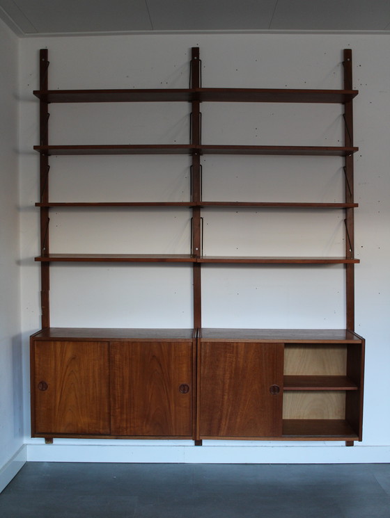 Image 1 of Sistema di pareti modulari danesi vintage in teak